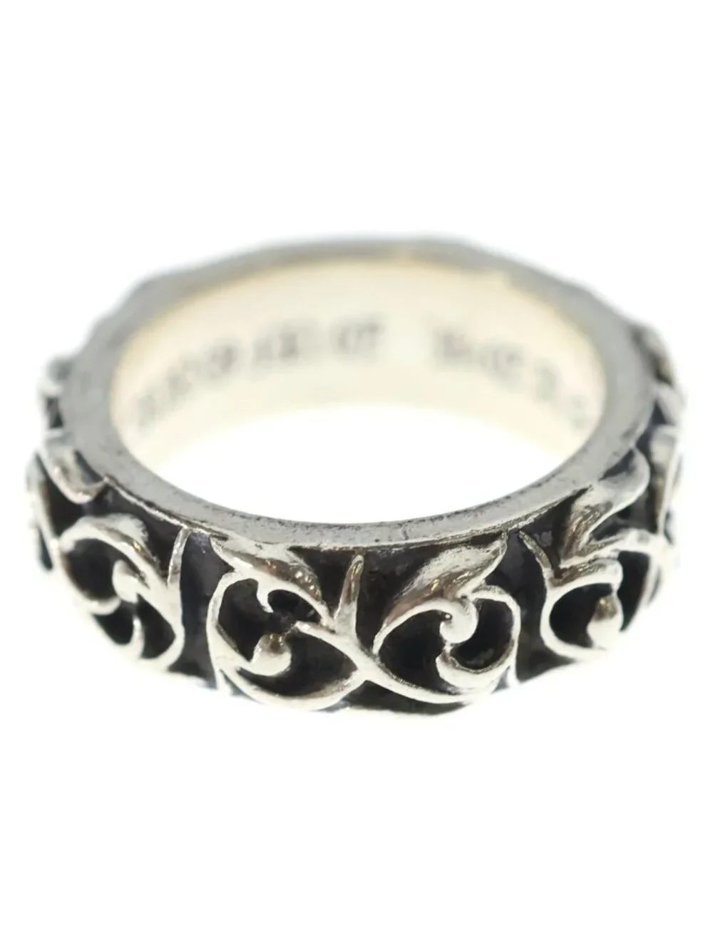 Chrome Hearts Etrnity Vine Band Eternity Ring Silver